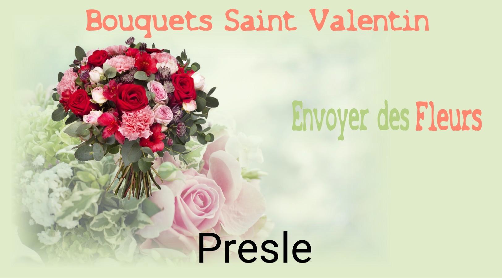 Roses de Saint-Valentin livrées à Presle